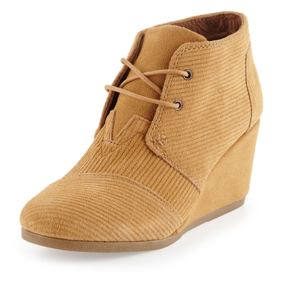 Toms Wedge Booties - Picture 1 of 5